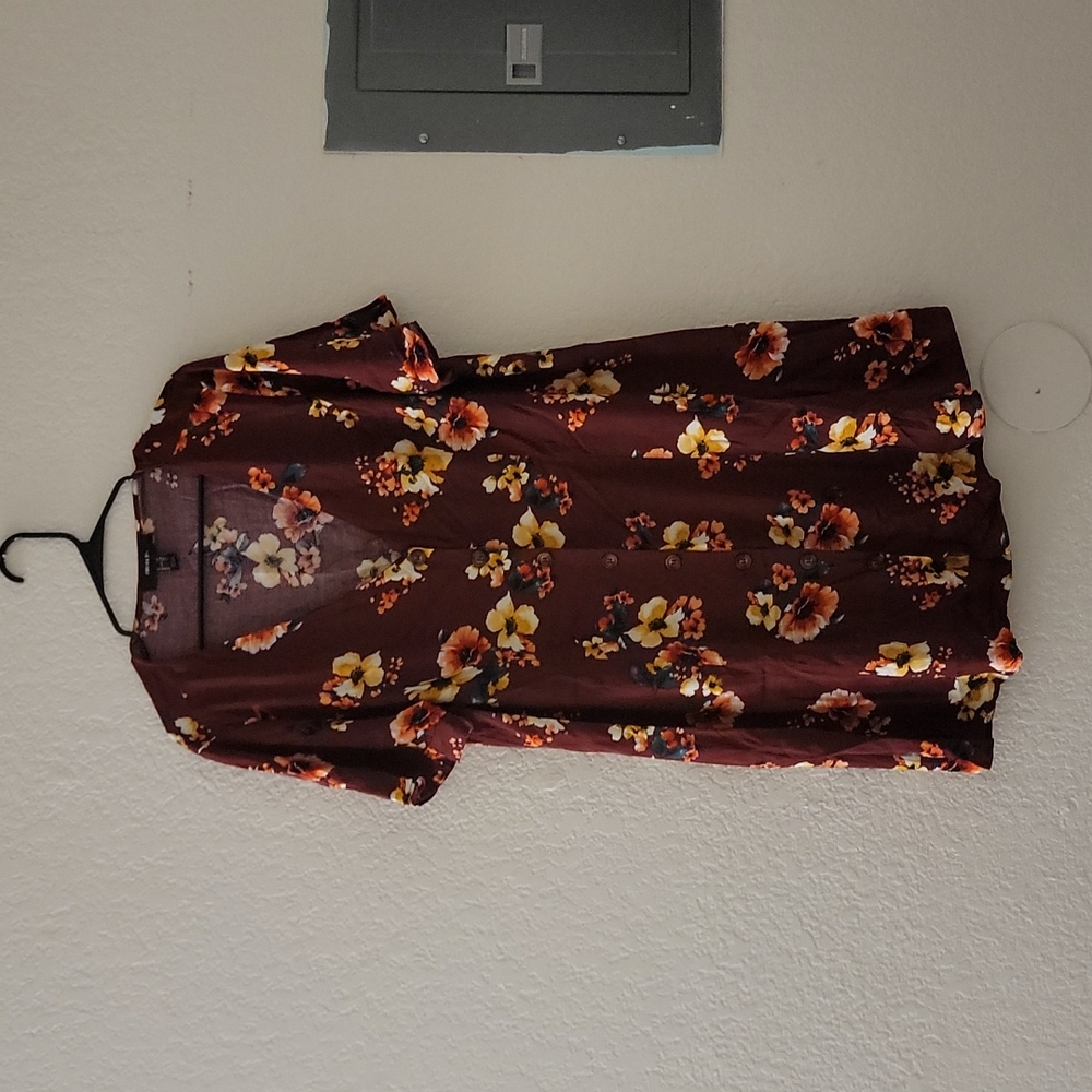 Floral Button Dress
